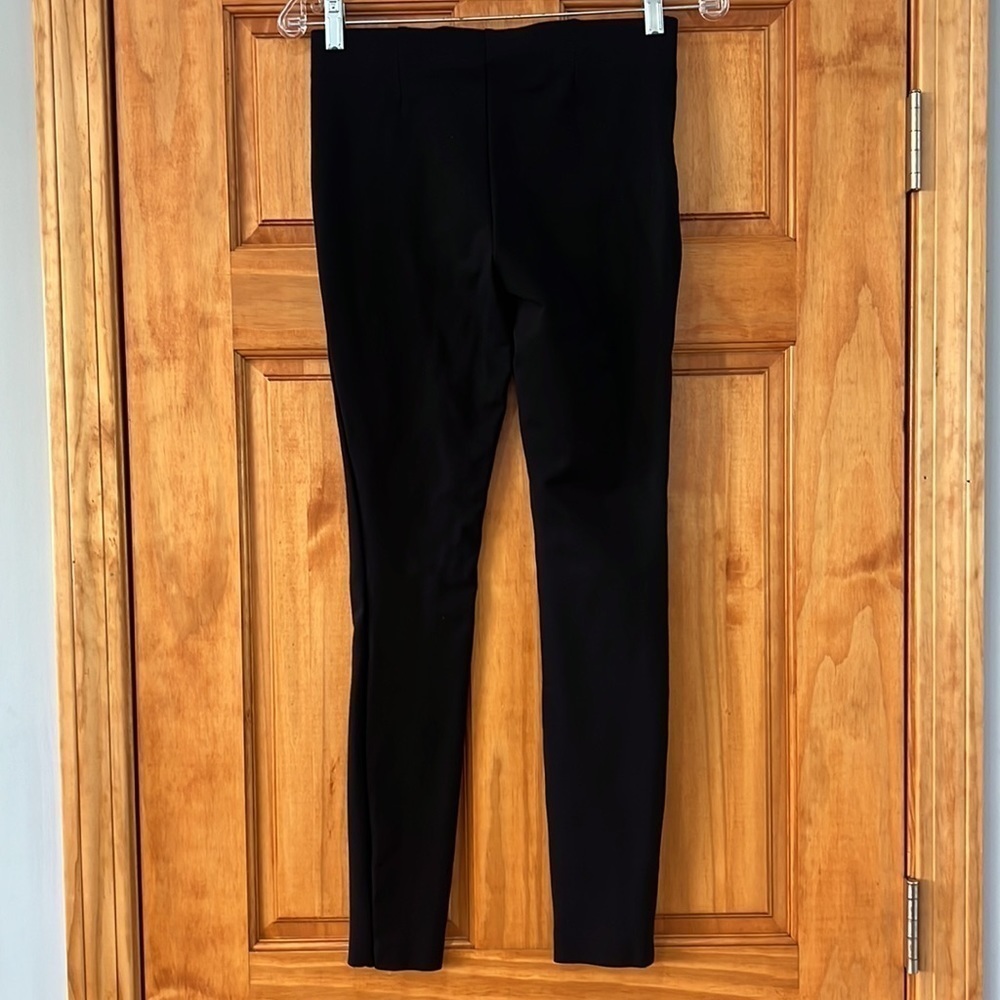 Joan Vass New York Black Stretch Pull On Pants XS - Picture 3 of 4